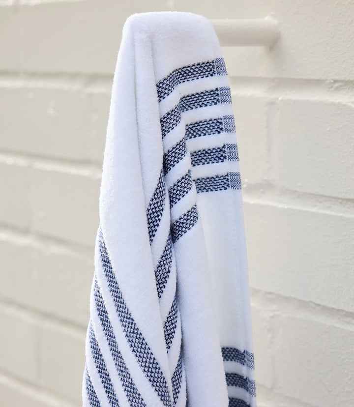 Aegean Stripe Beach Towel