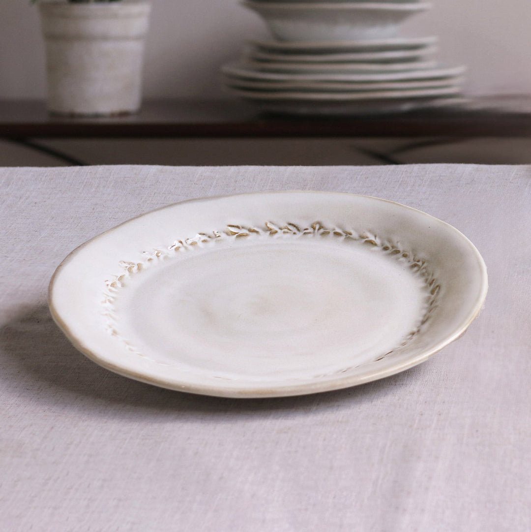 Valentina Dinner Plate Dusty White