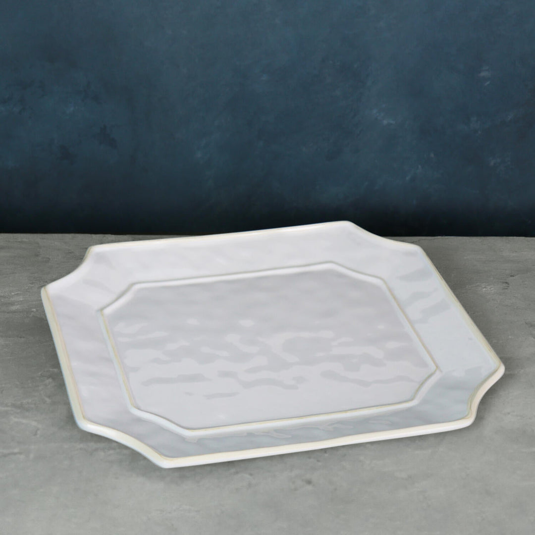 Vida Charleston Rectangular Tray (White)