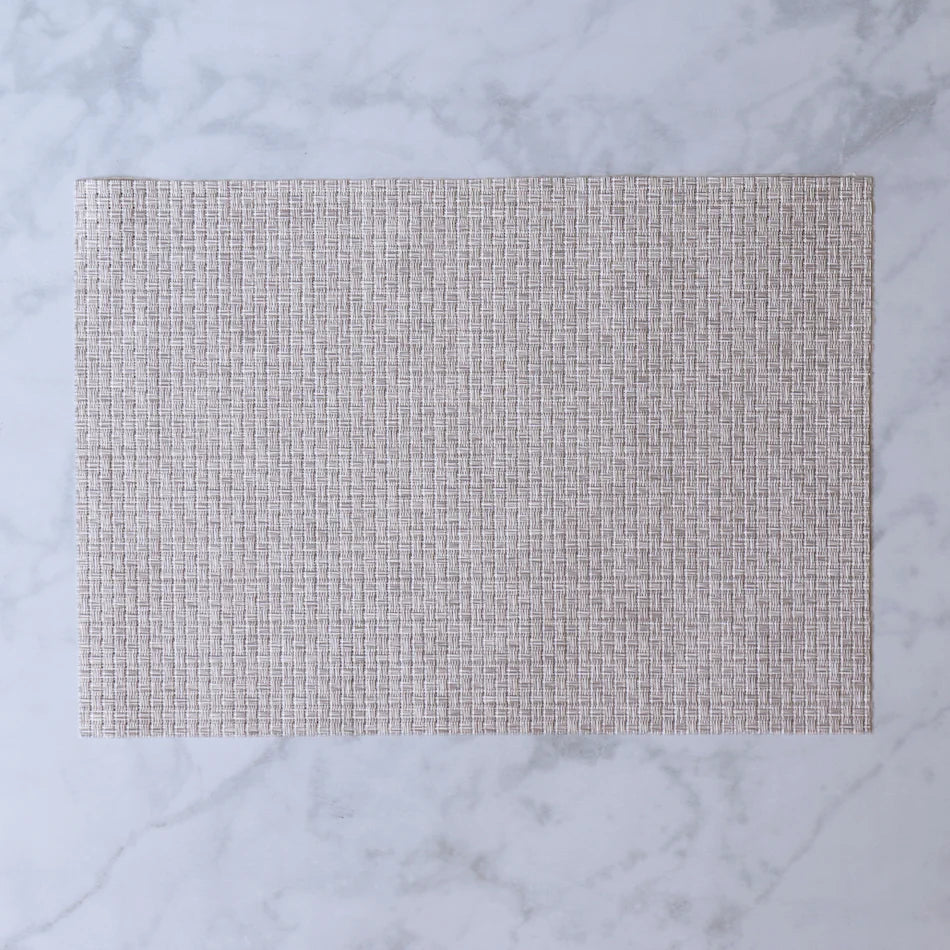 Vida Rectangular Woven Placemats Set Of 4 (Rattan)