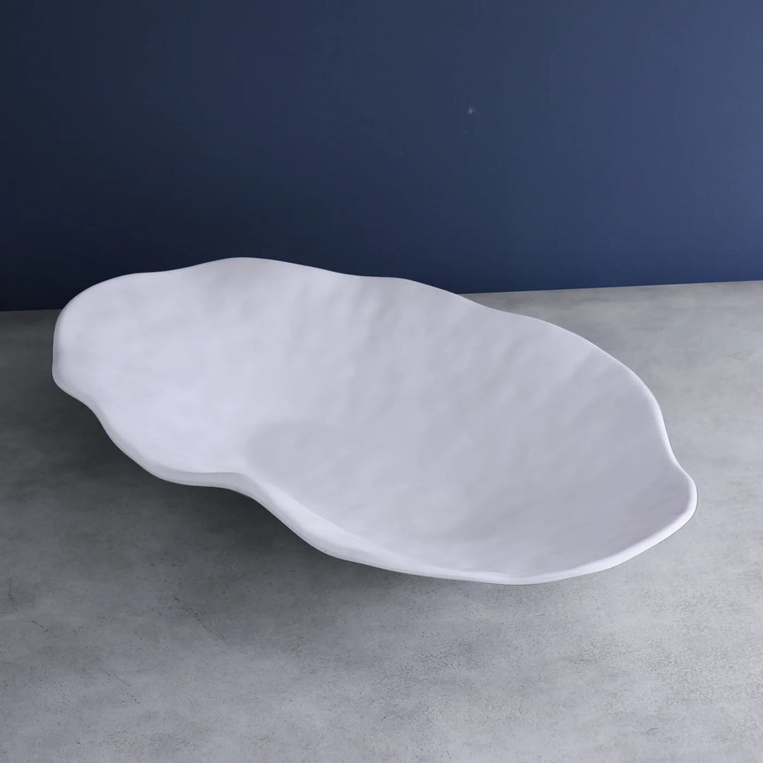 Vida Nube Extra Large Oval Bowl (White)