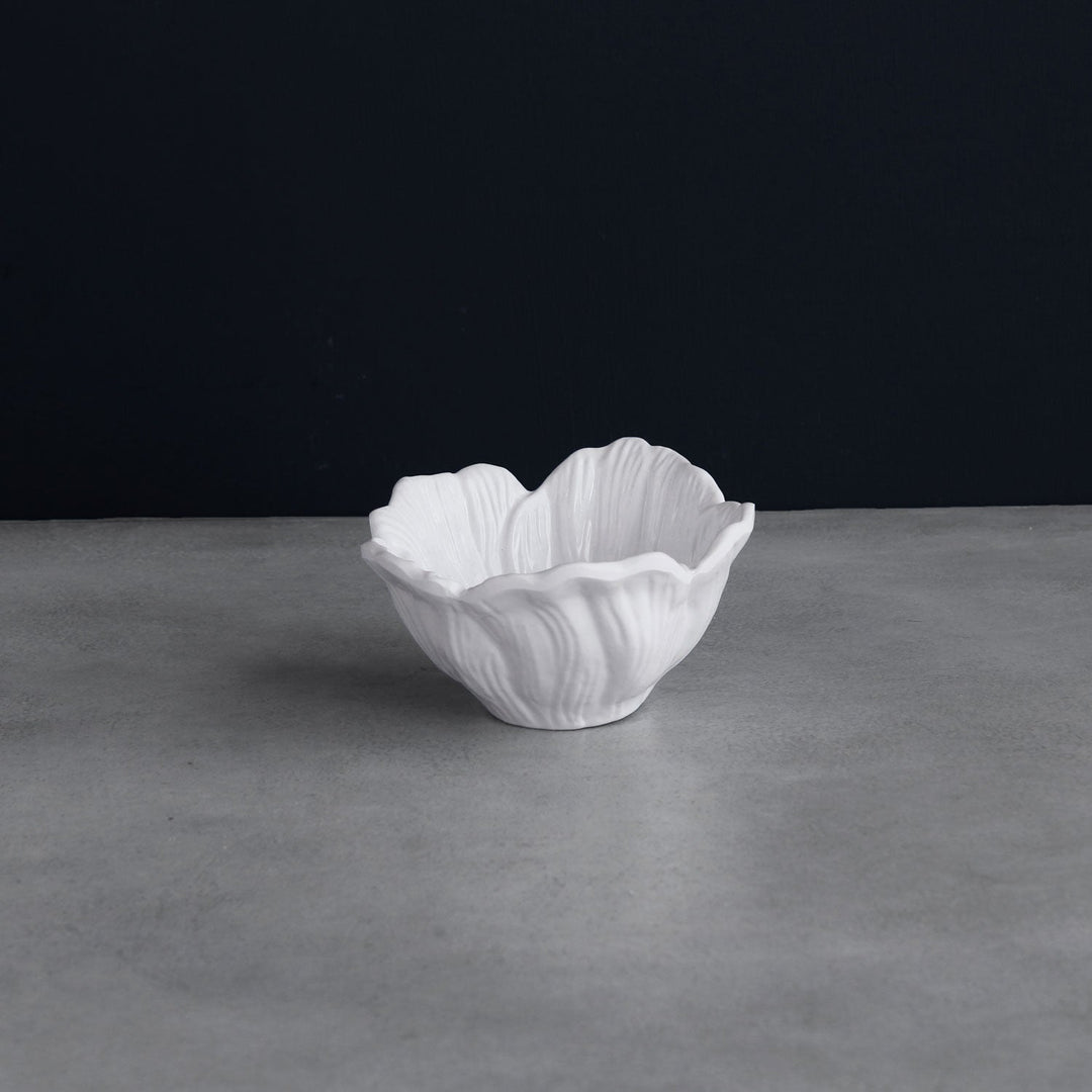 Vida Lettuce Mini Dip Bowl Set of 4 (White)
