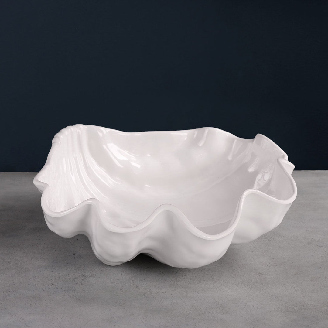 Vida Ocean Shell Large Bowl (White)