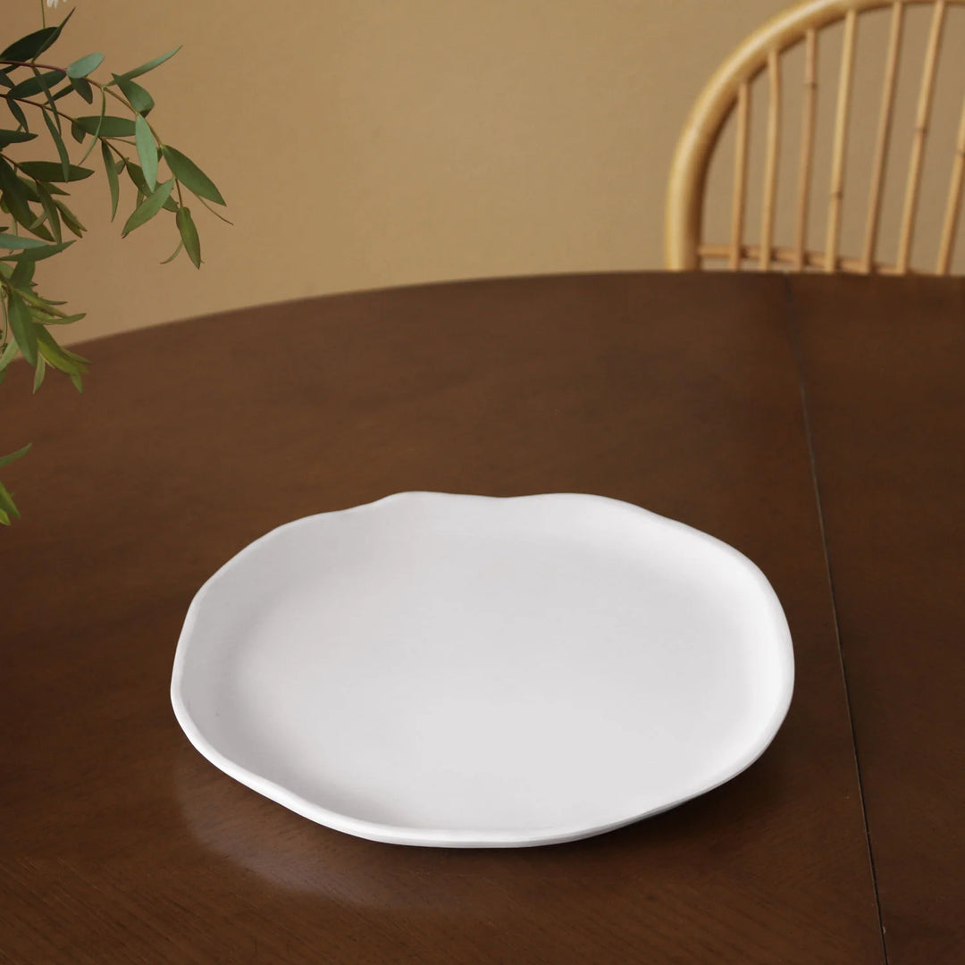 Vida Nube Dinner Plate Set Of 4 (White)