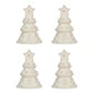 Berry & Thread Whitewash Tree Place Card Holder Set/4