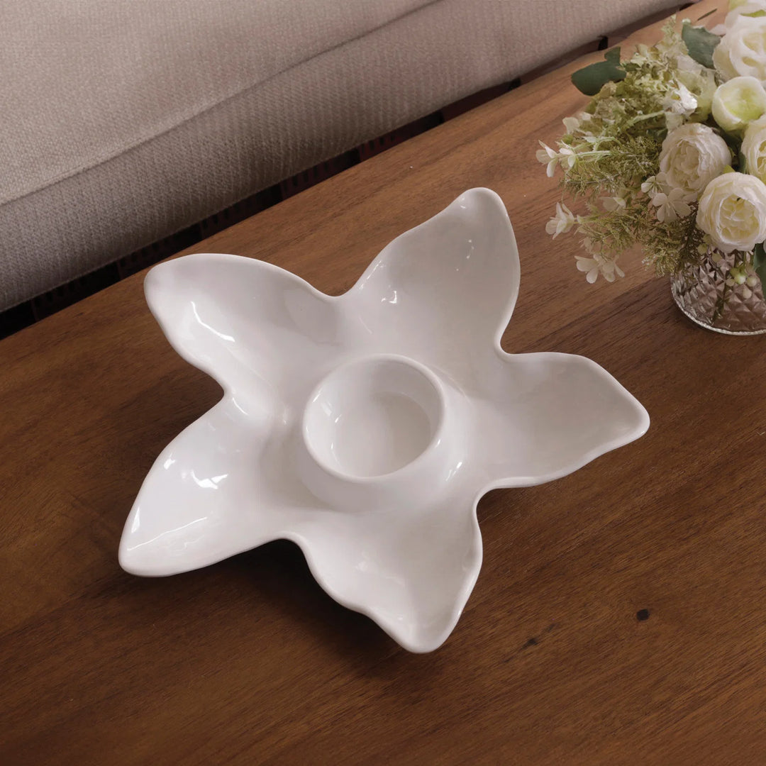 Vida Ocean Starfish Chip & Dip (White)