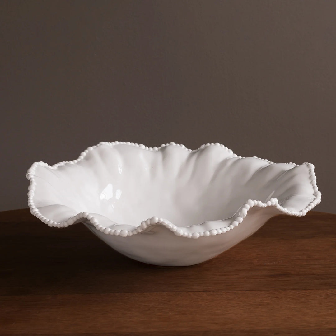 Vida Alegria Extra Large Round Centerpiece (White)