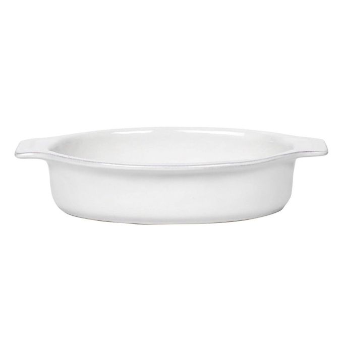 Puro Whitewash 12" Medium Oval Baker
