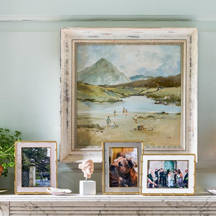 Bamboo Enamel Photo Frame