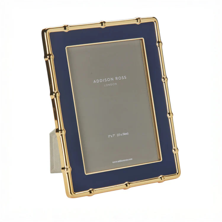 Bamboo Enamel Photo Frame