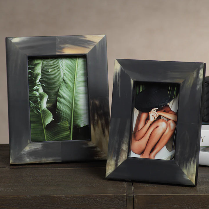 Bali Black Horn Photo Frame, 5x7