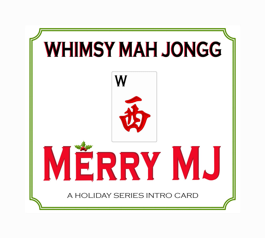MERRY MJ Christmas Theme Mahjong Card