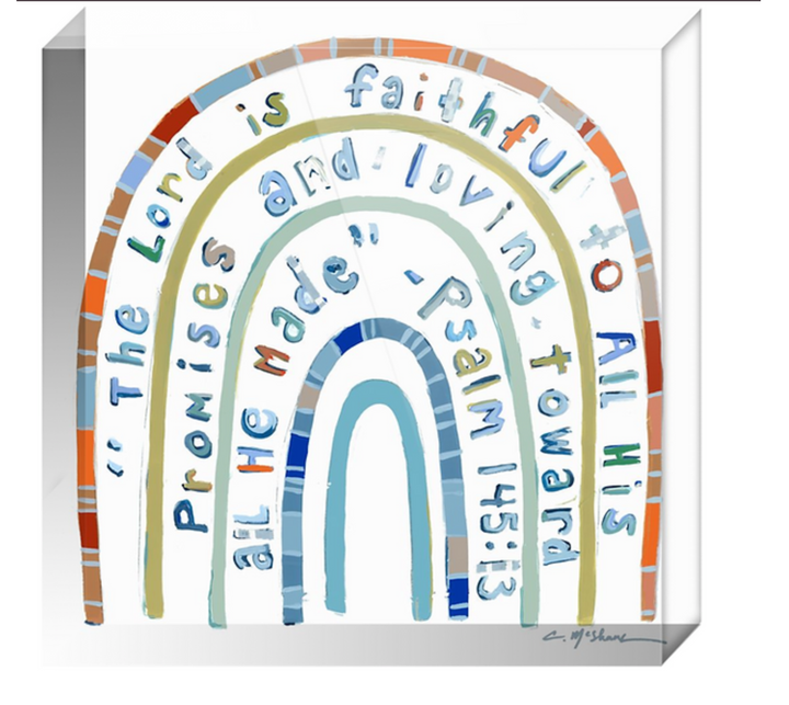 "Promise Keeper" acrylic block