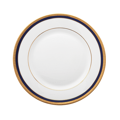 Symphonie Gold & Blue Dinner Plate