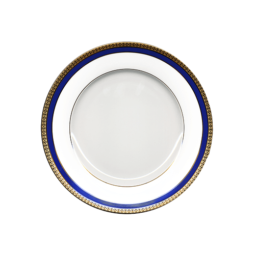 Symphonie Gold & Blue Dessert Plate