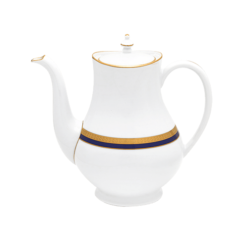 Symphonie Gold & Blue Coffeepot