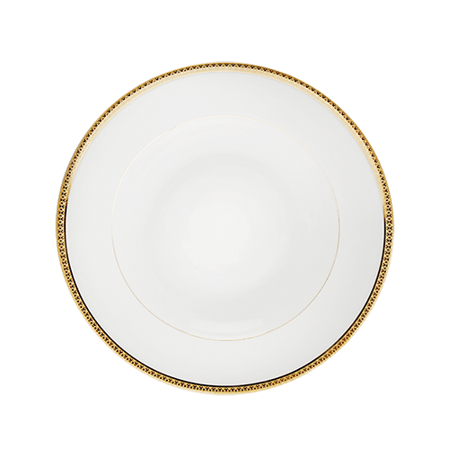 Symphonie Gold Rim Soup Plate