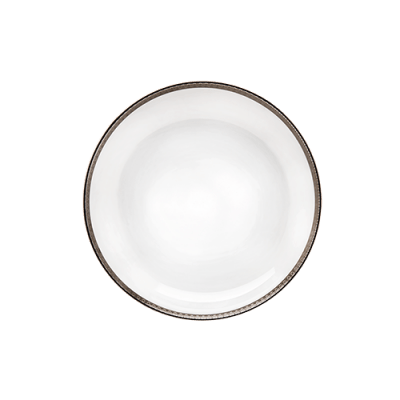 Symphonie Platinum Rimless Soup Plate