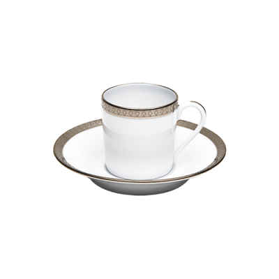 Symphonie Platinum Espresso Cup & Saucer