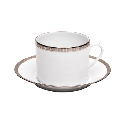 Symphonie Platinum Cappuccino Cup & Saucer