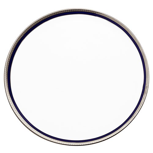 Symphonie Platinum & Blue Tart Platter