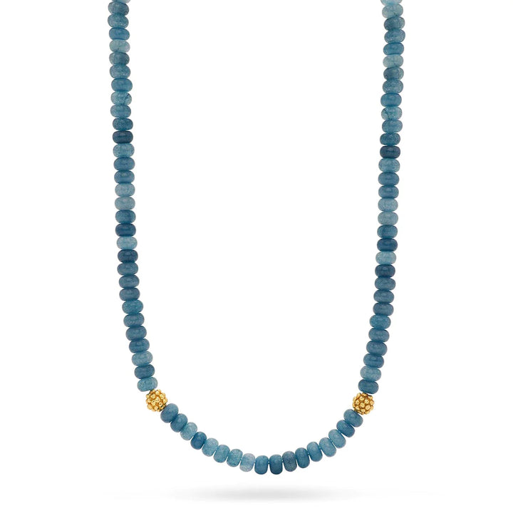 Berry Single Strand Necklace  - Ocean Jade