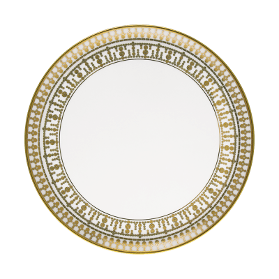 Tiara White & Gold Tart Platter