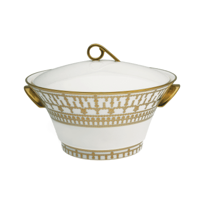 Tiara White & Gold Soup Tureen