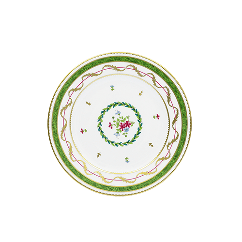 Vieux Paris Vert Salad Plate