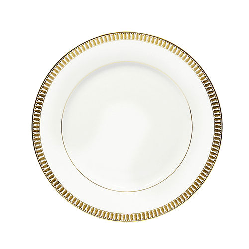 Plumes Gold Dinner Plate