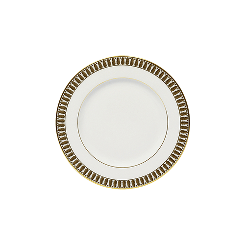 Plumes Gold Bread & Butter Plate