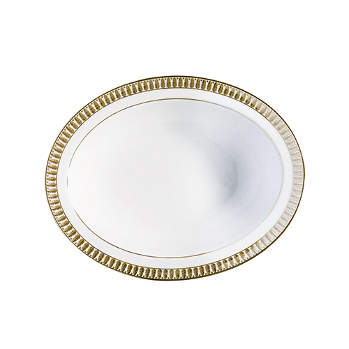 Plumes Gold Vegetable Dish
