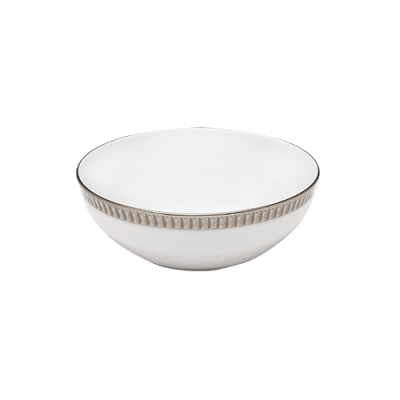 Plumes Platinum Individual Salad Bowl
