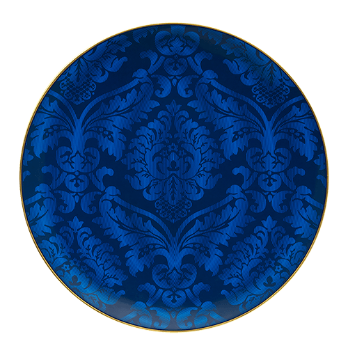 Damassé Ritz Paris Blue Underplate