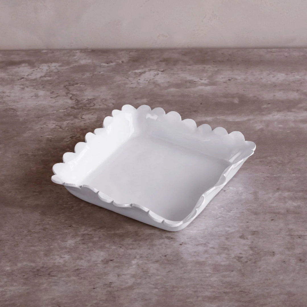 VIDA Colette Dinner Napkin Holder (White)