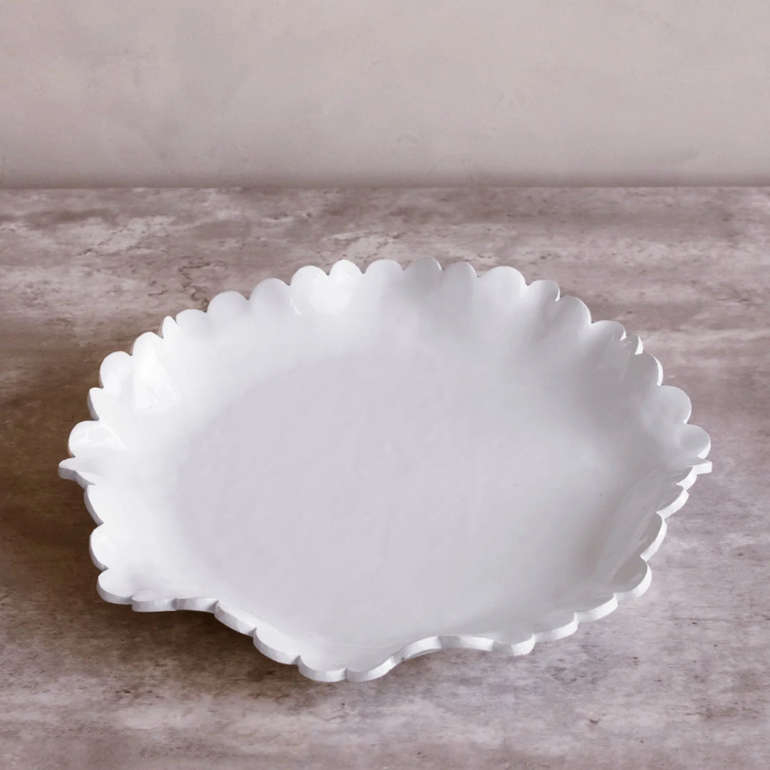 VIDA Colette Large Round Platter (White)