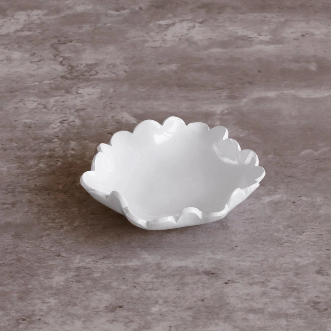 VIDA Colette Appetizer Plates Set of 4 (White)