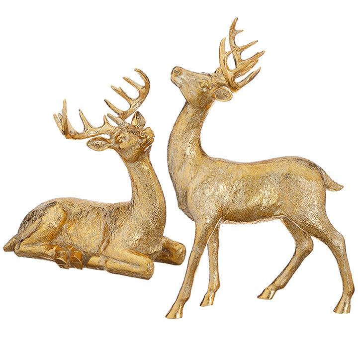 Gold Deer Pair