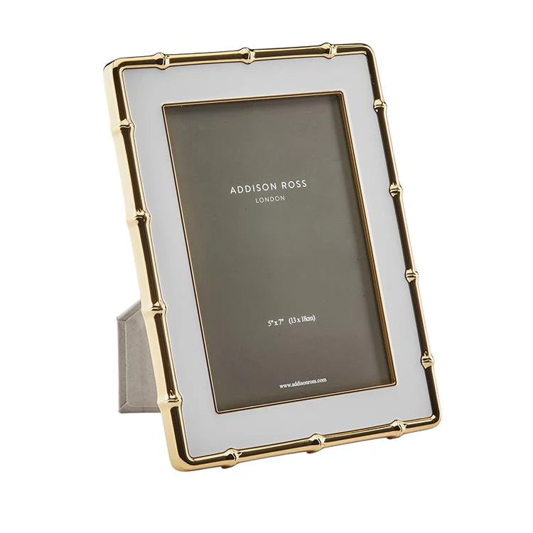 Bamboo Enamel Photo Frame