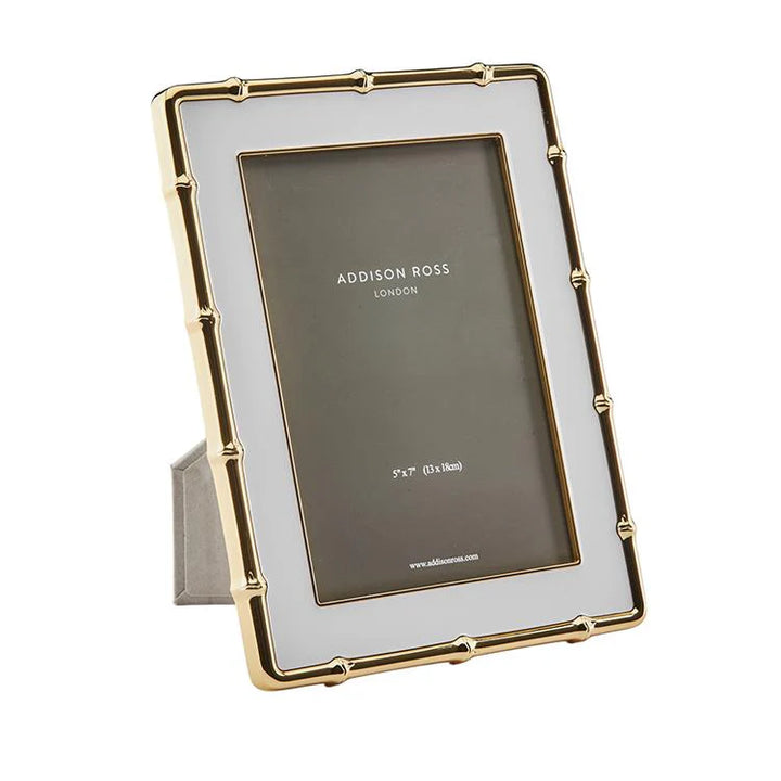 Bamboo Enamel Photo Frame