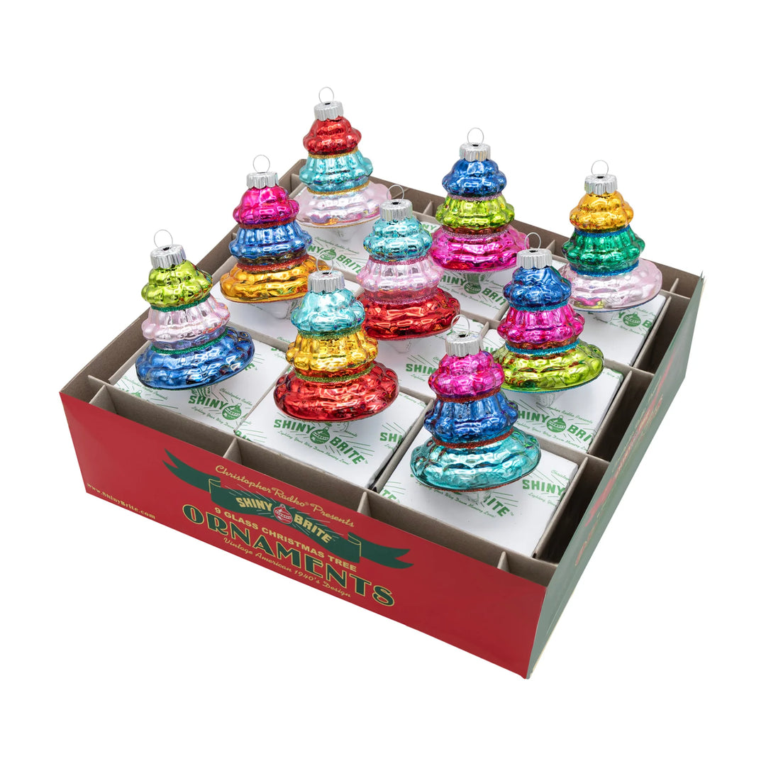 Christmas Confetti 9 Count 2.5" Shapes