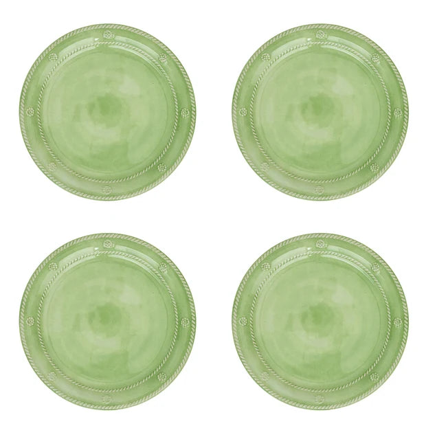Berry & Thread Melamine Dessert/Salad Plate Set/4 - Seagrass
