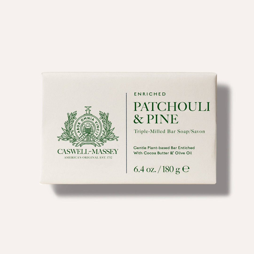 Patchouli and Pine Natural Bar Soap, Plant-Based, 6.4oz