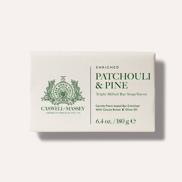 Patchouli and Pine Natural Bar Soap, Plant-Based, 6.4oz