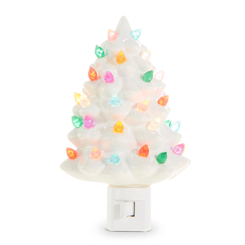 Vintage White Nightlight 6"