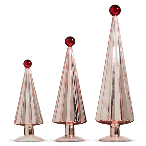 Pink Trees with Ball Tip Set/3