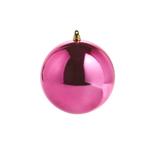 Shiny Fuchsia Ball Ornament 6"