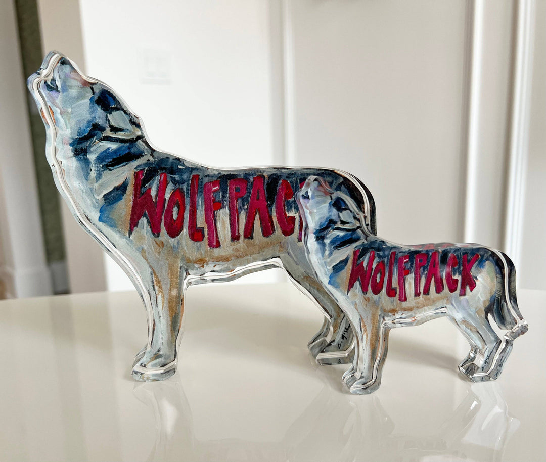 "Wolfpack" acrylic