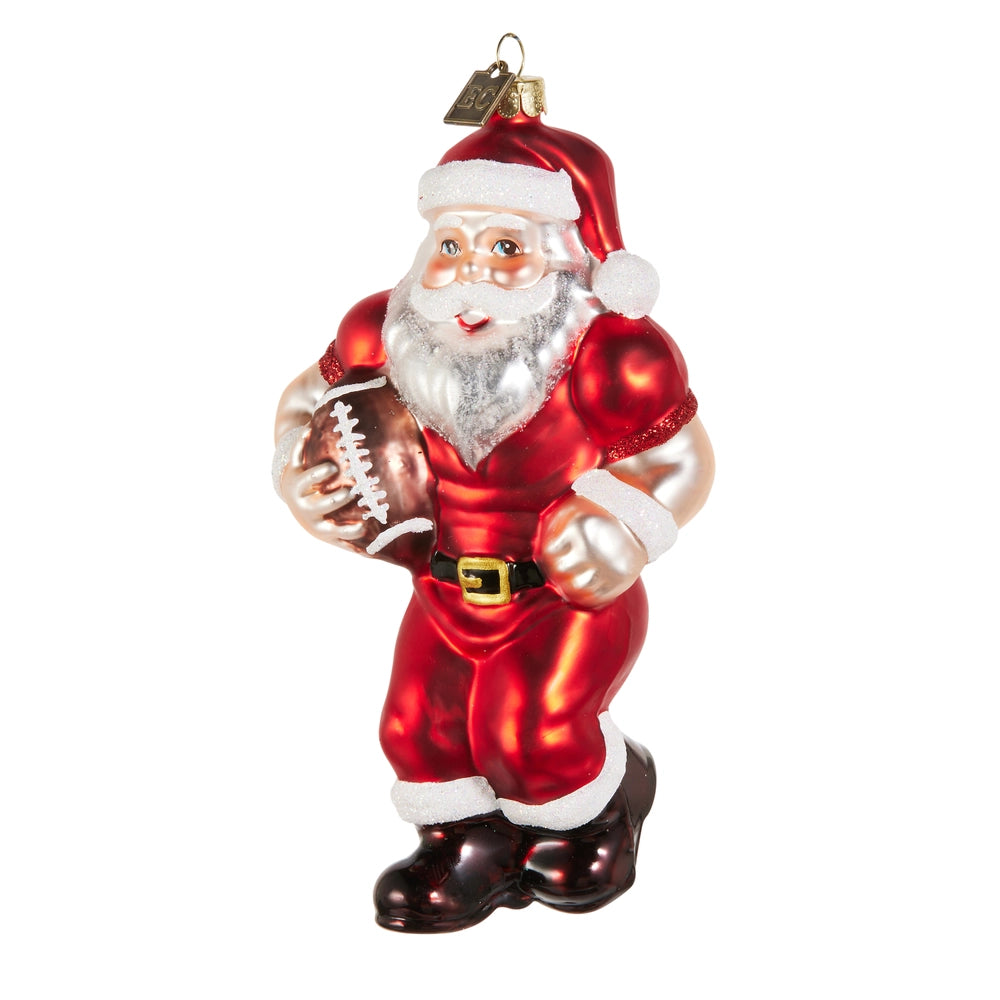 6.5" Varsity Santa Ornament