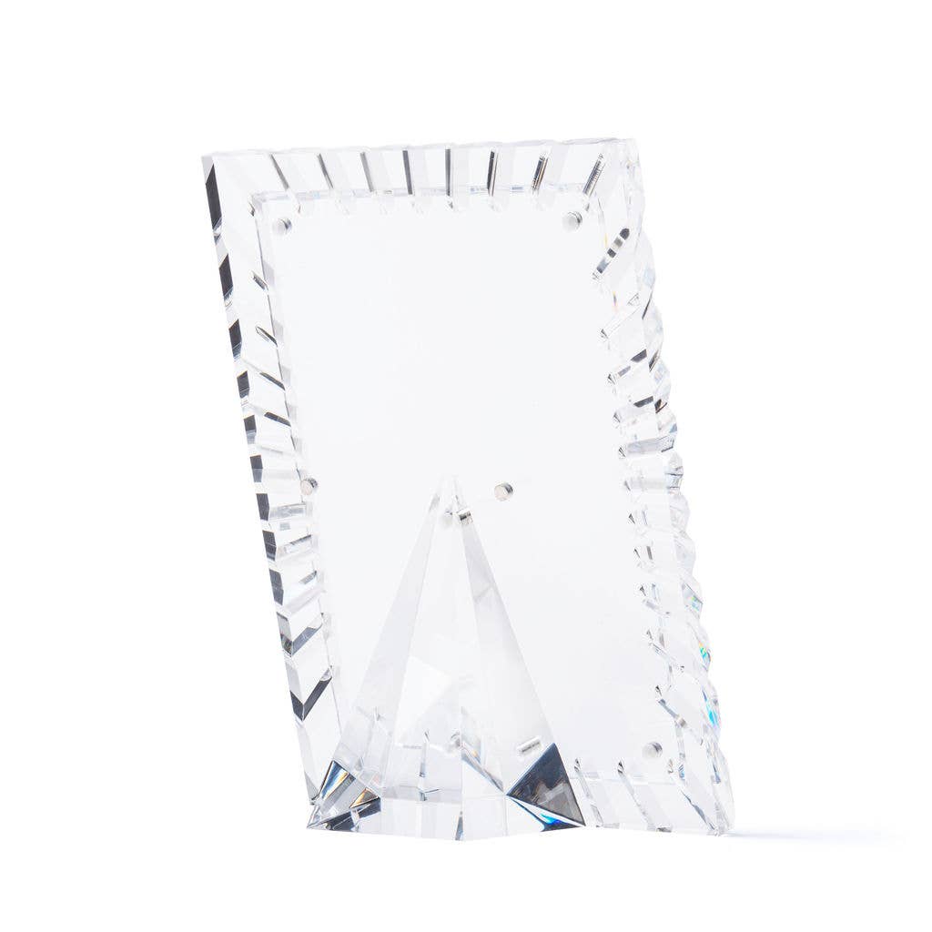 Crystal Clear Acrylic Burst Picture Frame 4"x6"